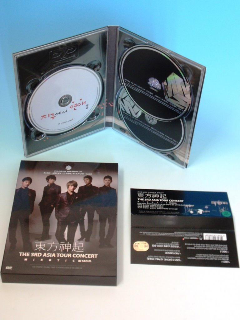 TVXQ 3rd Asia Tour Concert In Seoul Korean Edition 3DVD Japanese 'MIROTIC' / (with Subtitles)