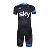 Men's Women's One-piece Bicycle Riding Clothes Mountain Short-sleeved Drawable Design