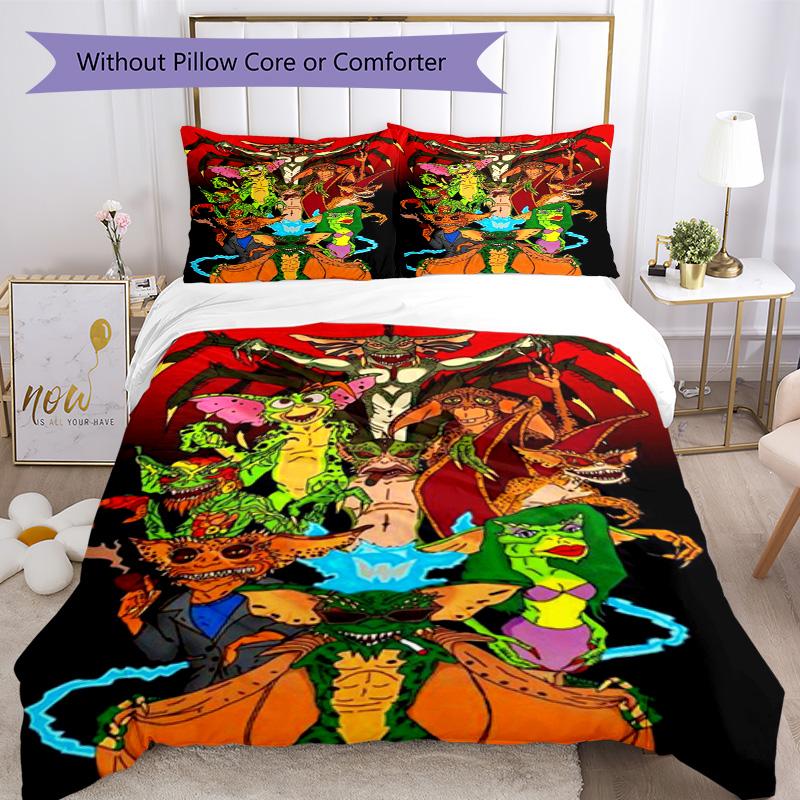 Gremlins Comforter Cover Set Suitable for Dormitory Machine Washable Perfect Gift for Friends & Family