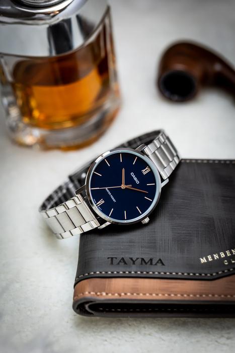 Zegarek Męski Casio Mtp-Vt01D-2B (Zd165N) + Box