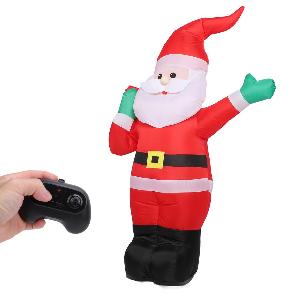 Надувная игрушка Санта 2,4 ГГц пульт дистанционного управления надувное рождественское украшение электрический надувной Санта для
