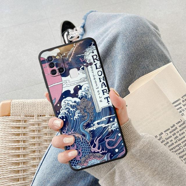 Модный чехол с китайским тигром и драконом для Samsung Galaxy A50 A02 A01 A02s A10 A03s A04s A03 Core A04 A20e A40 A70 A54 A34, чехол
