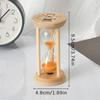 5 Minutes  Wooden Hourglass Mini Desktop Decoration Sand Clock Creative Timers Sandglass Hourglass Kitchen For Kids Gift