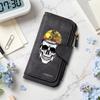 Gothic Skull Printed Long Wallet