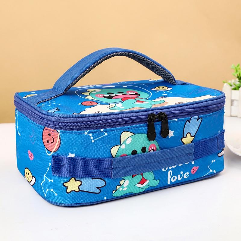 Детские сумки для обеда для школы, пикника, мультфильма, для детей и взрослых, сумка Bento, сумка из алюминиевой фольги, термоизоляционный пакет со льдом, портативный
