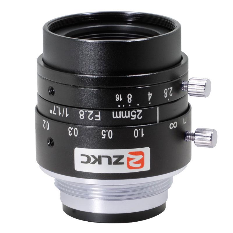 ZLKC 25 мм с низкими искажениями C-Mount объектив LM2528MP12 для машинного зрения