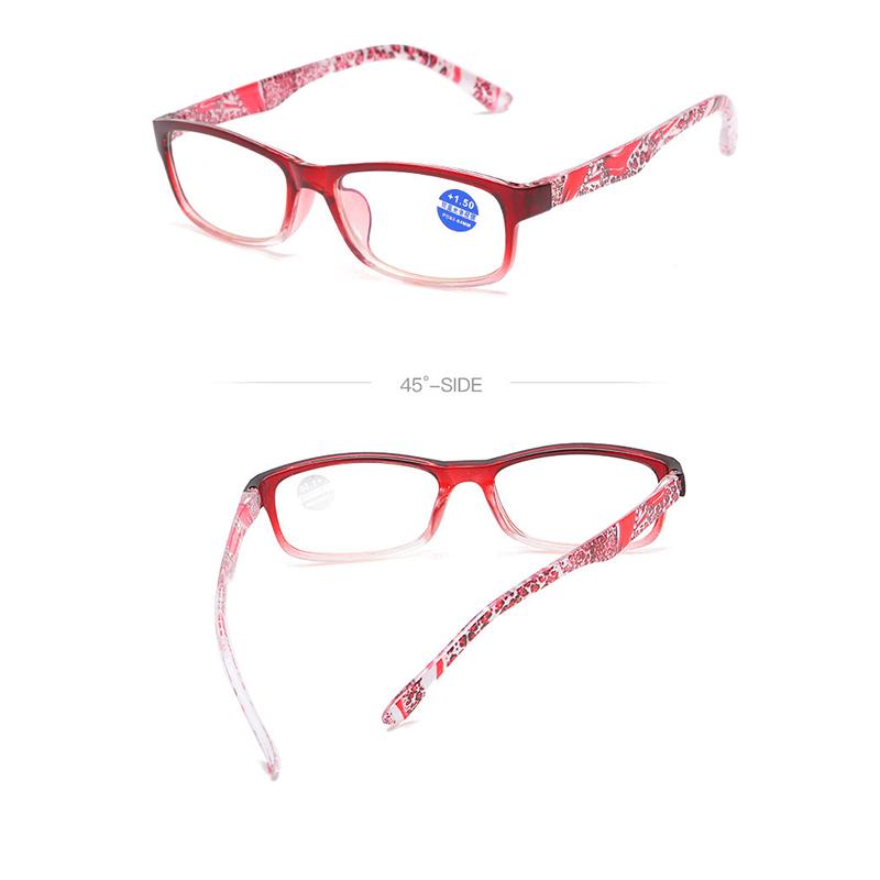 Модные очки для чтения, полнокадровые очки с цветочным храмом, удобные портативные очки для защиты от радиации и усталости, очки для пресбиопии