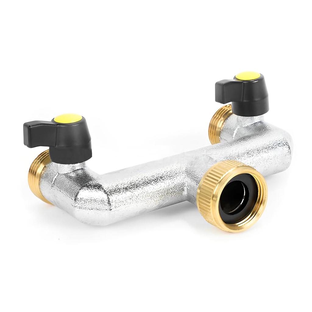 Портативные Прочные Латунные Переключатели для Крана с Двойным Контролем Потока Воды для Использования в Системах Садового Орошения