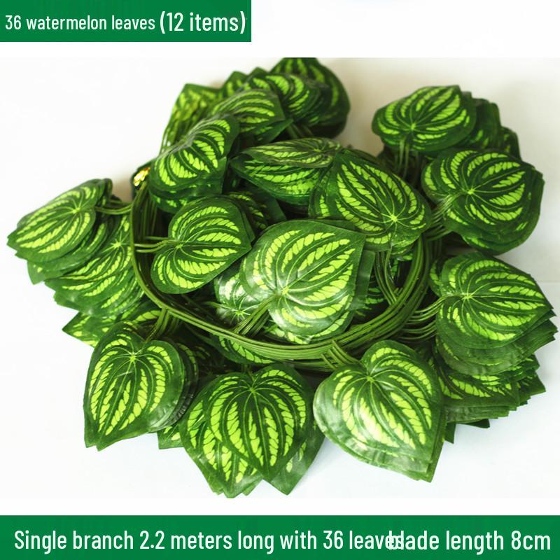 Большие Зеленые Искусственные Листья-Украшения для Плюща и Декора Крыши