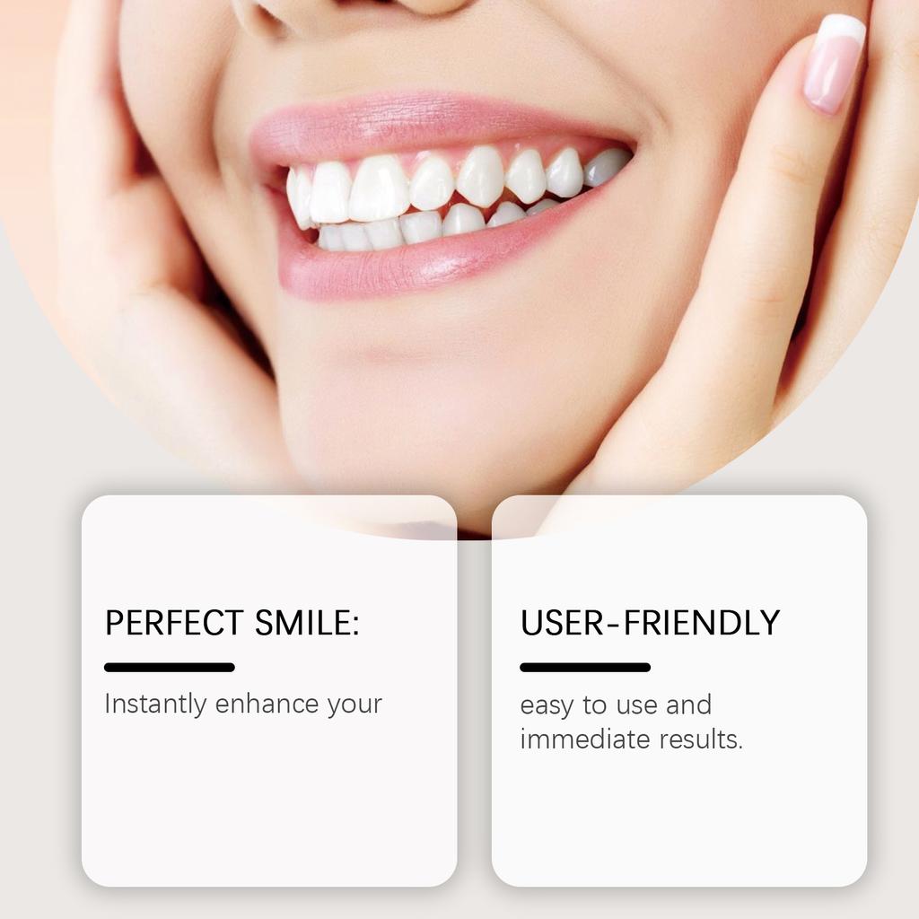 Silicone Denture Set Soft Wearproof Fitting Teeth Repair Missing Restore Bright Smile Upper and Lower False Teeth Dentures Kit