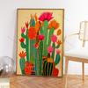 Vintage Mexican Poster Room Decor Wall Art Traditional Latin Decor Floral Print Botanical Wall Art Tropical Print Latin Art Gift