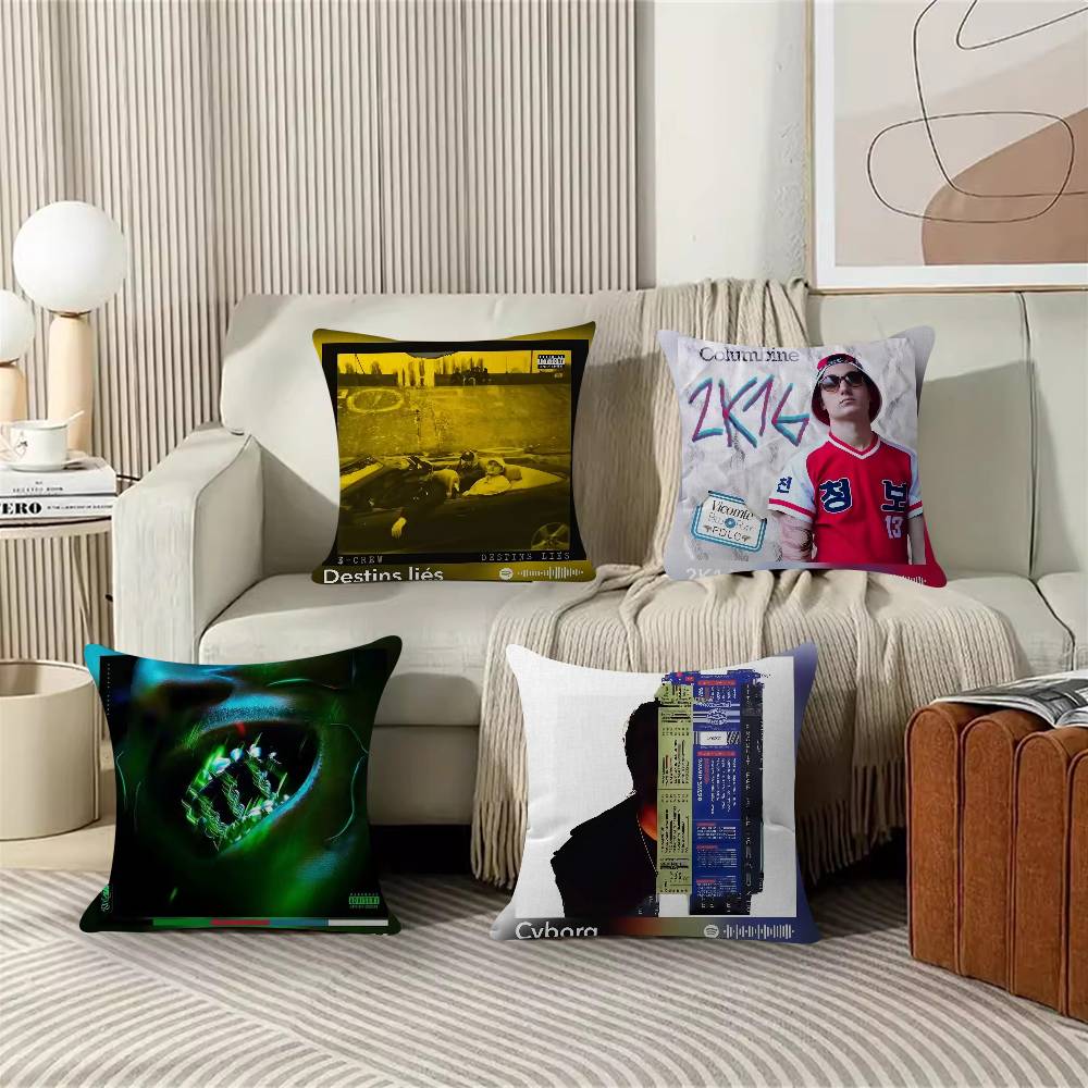 French Rap Pop Music Album Cushion Cover Decorative Pillow Sofa Home Decor Case Pillow Cases