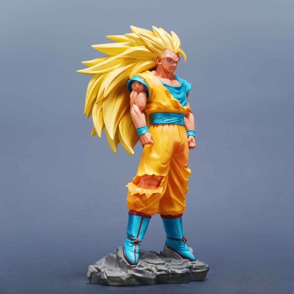 29 см/11,42 дюйма Аниме Фигурка Dragon Ball Супер Сайян Гоку Фигурки Действия ПВХ Статуя Настольное Украшение Коллекционная Модель Игрушки Подарки 3 Круглых Сенсорных