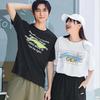 Li Ning Коллекция спортивной моды Футболки Унисекс С круглым вырезом Умеренный прямой крой AHSR340-11