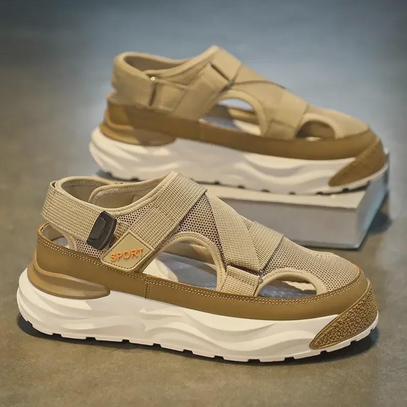 2023 Мужские нескользящие сандалии для отдыха на открытом воздухе на толстой подошве