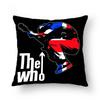 The Who Наволочка Диванные подушки Наволочки для подушек Домашняя декоративная наволочка 45*45 Двусторонняя печать Квадратные наволочки