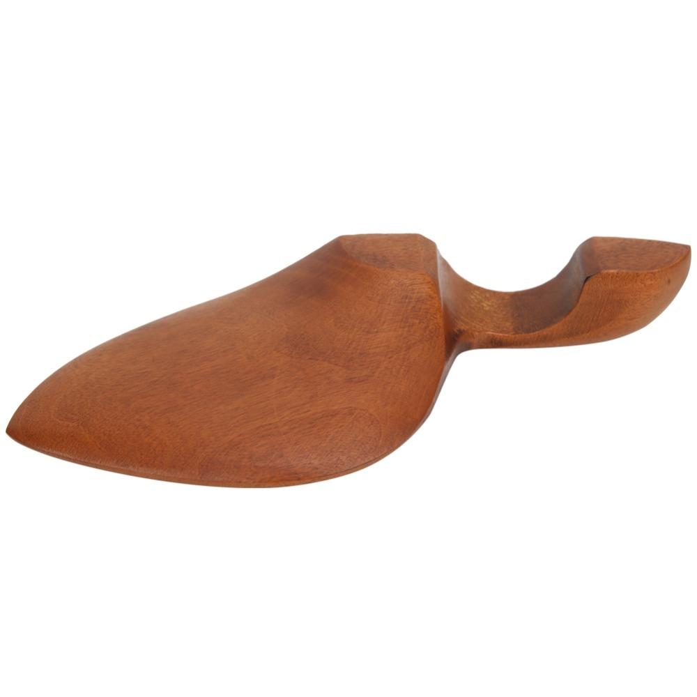 Jujube Wood Violin Tailpiece Set Wooden Color Violin Chin Rest Violin Replacement