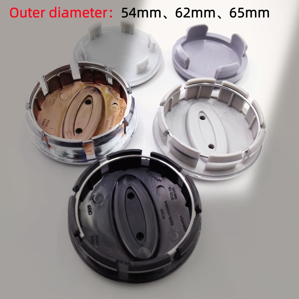 LLK1 100/80pcs 54/56/60/62/65/68mm Car Wheel Center Caps Hubcap Cover hub center cap ForFord Rim Cover