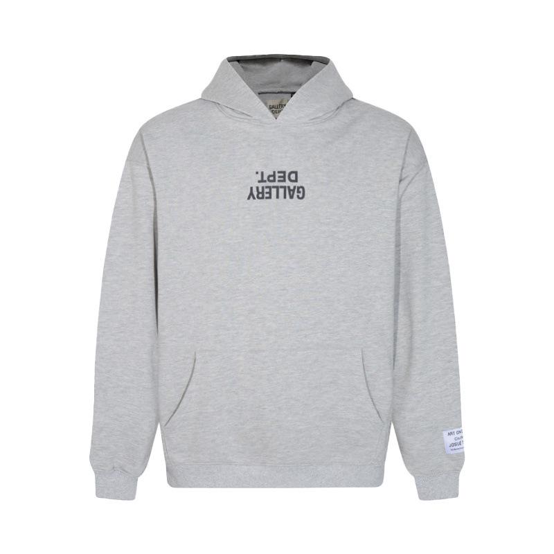 American Style Gallery Dept Logo Print Cotton Hoodie