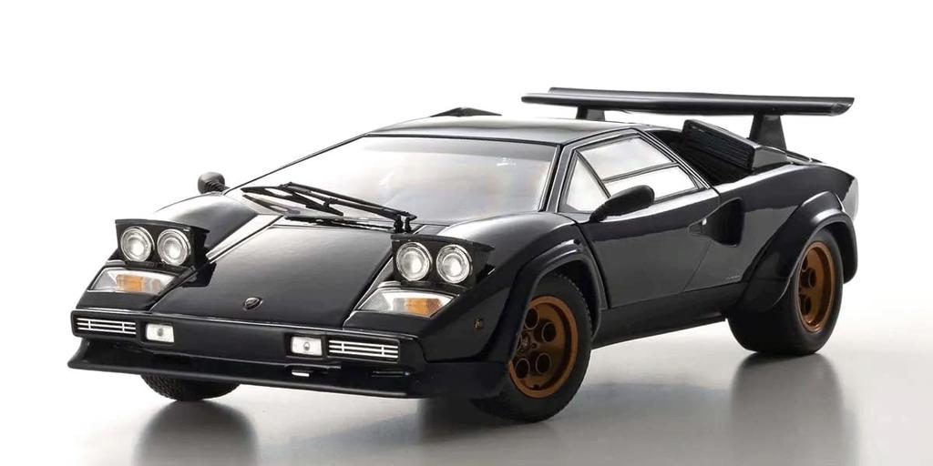 Kyosyo Original Lamborghini Countach Walter Wolf темно-синий готовый продукт 1/18