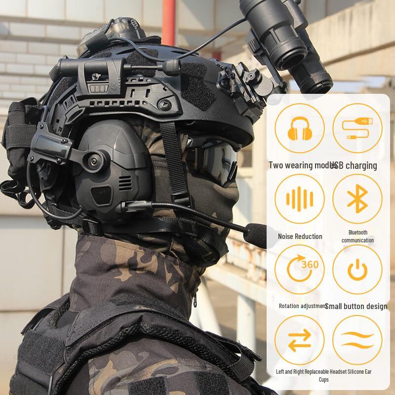 FCS-TACTICAL SF FAST Тактический шлем Комплект связи