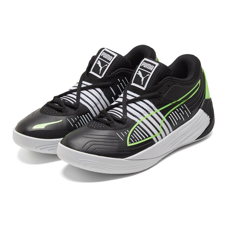 Puma Кроссовки Fusion Nitro Black Green Glare Unisex 195587-01