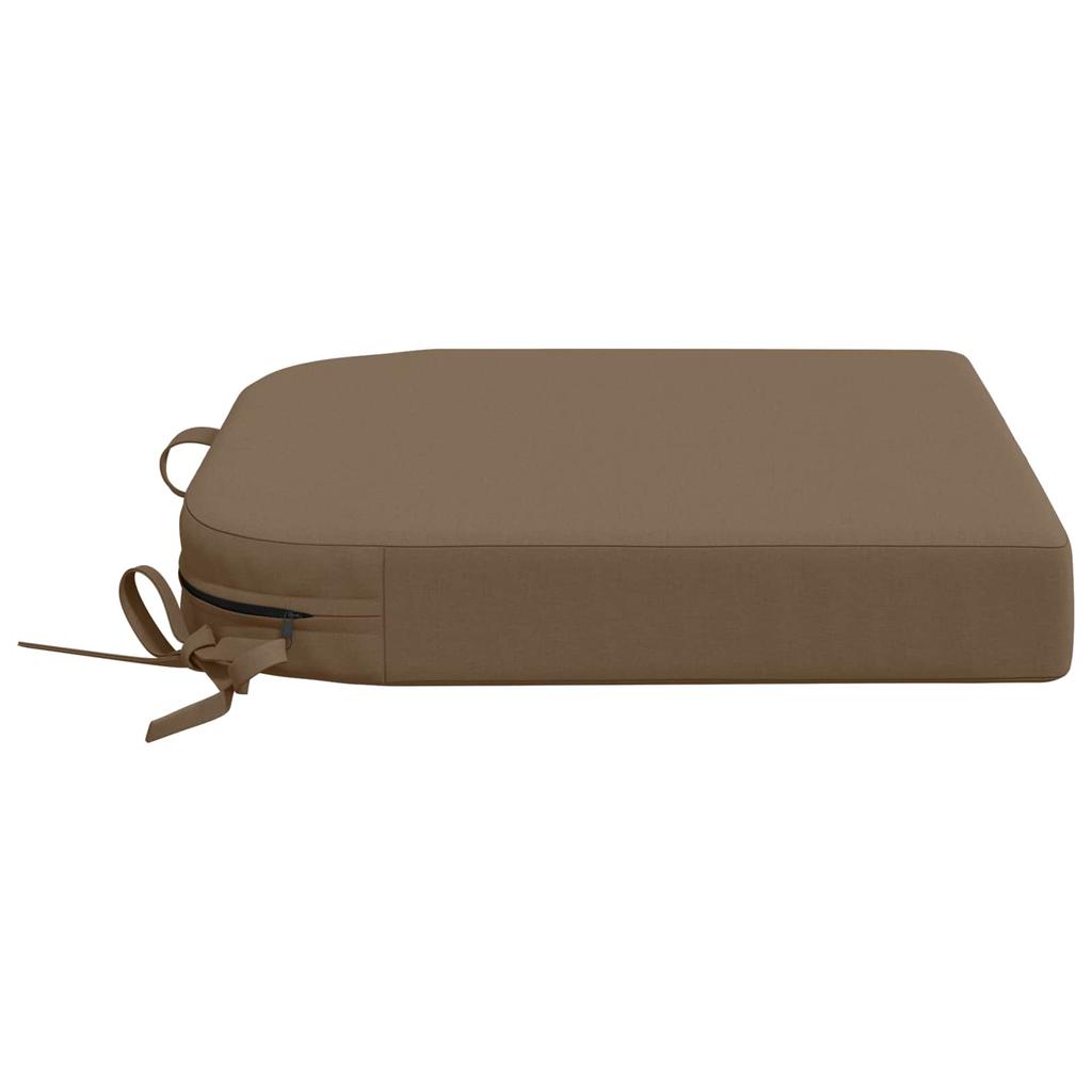 1 piece seat cushion SOEST 100percent polyester taupe