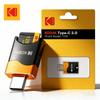 Kodak Устройство для чтения карт Micro SD Type-C OTG Адаптер TF Карты памяти Высокоскоростная передача Для iPhone15/16/17 ПК Ноутбука Телефонов Galaxy