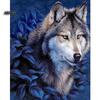5D DIY Алмазная картина Волк Ремесло Полный квадрат Алмазная вышивка Животный пейзаж Вышивка крестом Горный домашний декор
