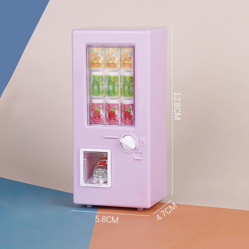 Mini Beverage Machine Cans Beverage Doll House Supermarket Small Ornament Model Children'S Play House Toys Small Gifts