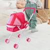 Кукольная коляска Симуляция Мини-коляска Игрушка для ролевых игр Развивающая Конструкция из ПП