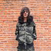 Winter Y2K Camo Fleece-Lined Hoodie With Letter Print Streetwear Set Teens Unisex
