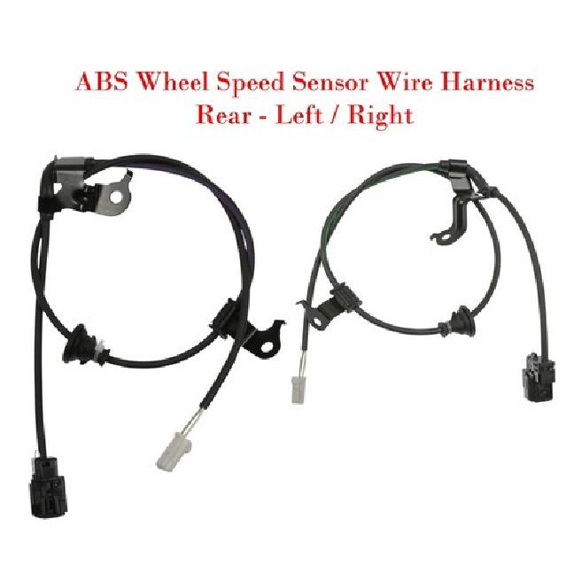 2 x ABS Wheel Speed Sensor Wire Harness Rear Left / Right Fits Prius C Yaris