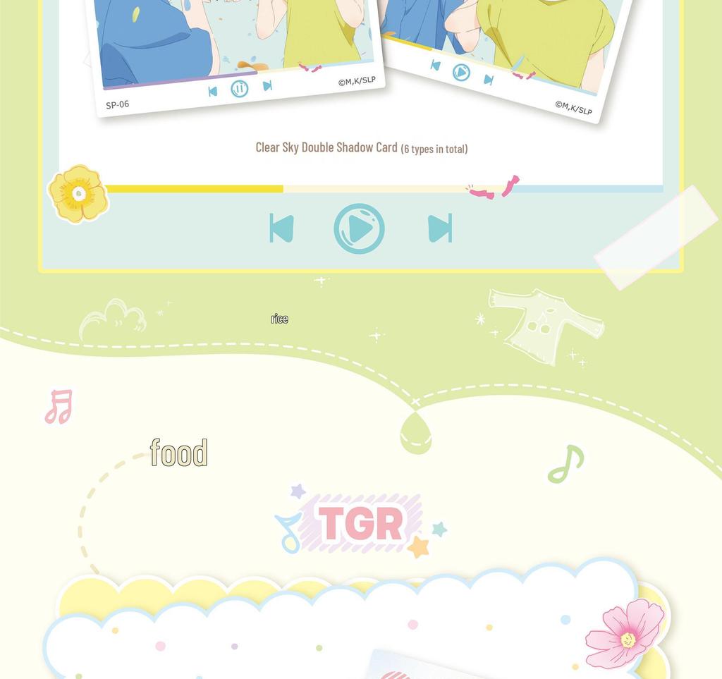 Leaping Youth Clear Sky Series Collectible Anime Cards Blind Box - Genuine Merchandise (Pack of 10)