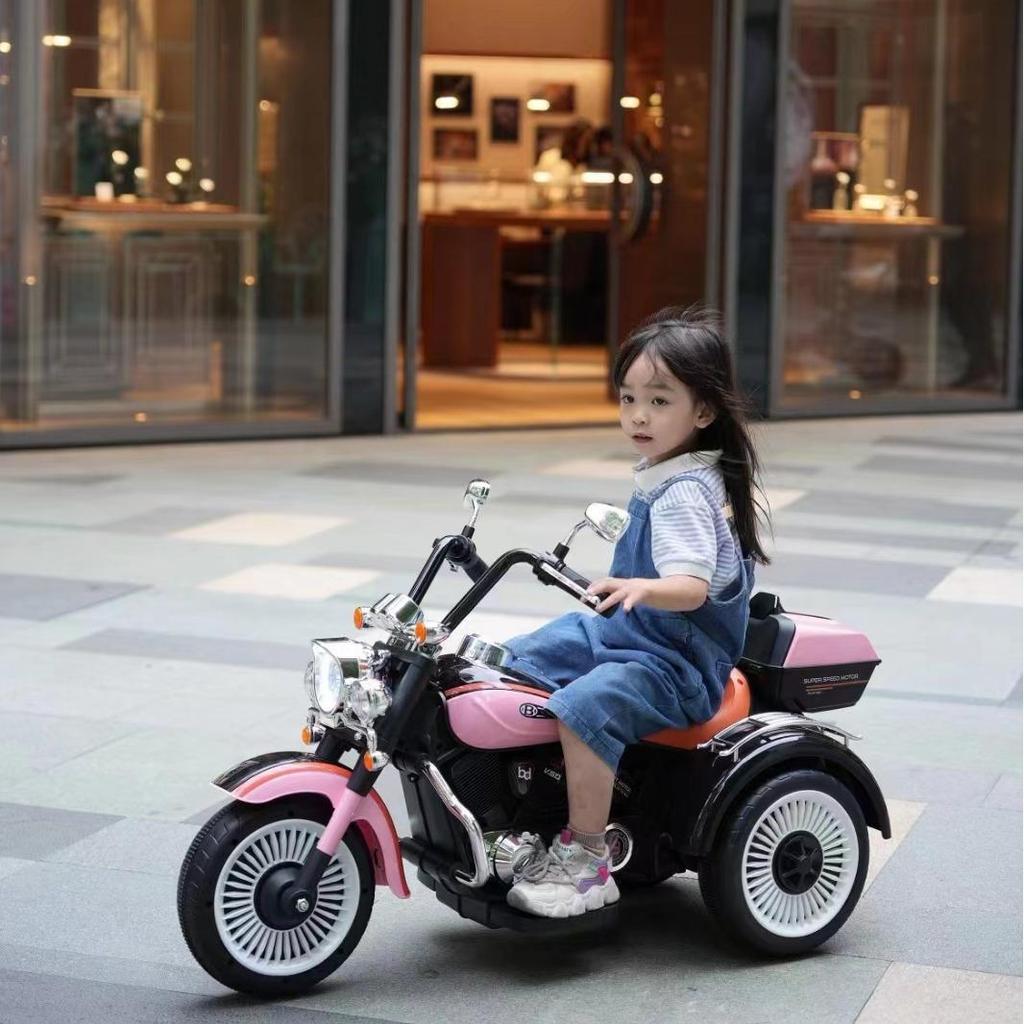 Детский электрический мотоцикл в стиле Харлей от Beiduoqi