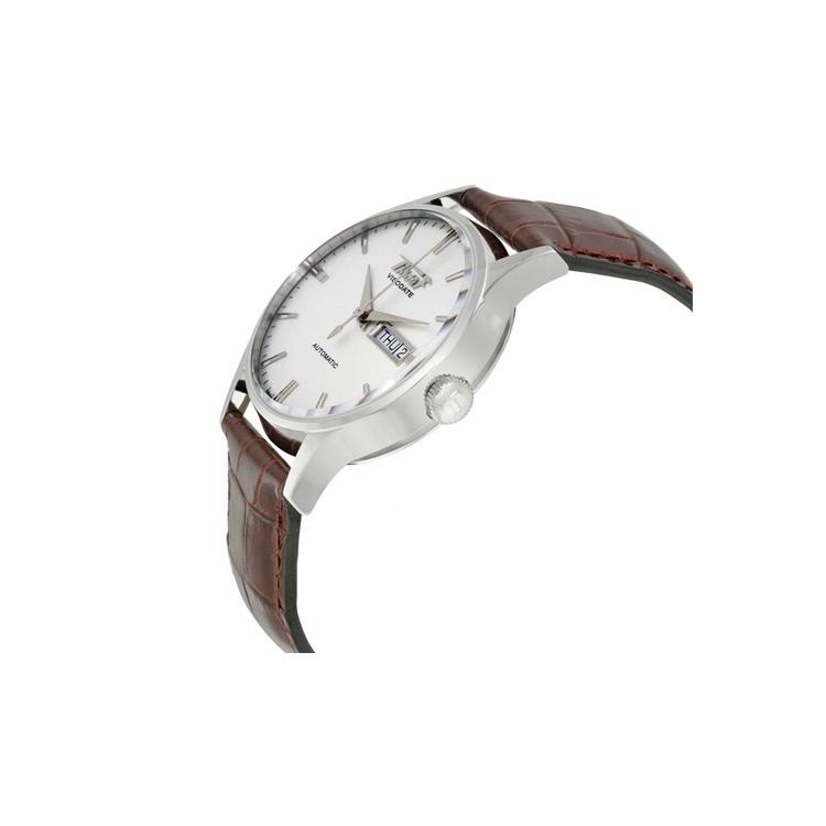 Tissot Автоматический Механический Механизм Водонепроницаемость 30м Мужские Часы Часы 40мм Белый Циферблат T019.430.16.031.01