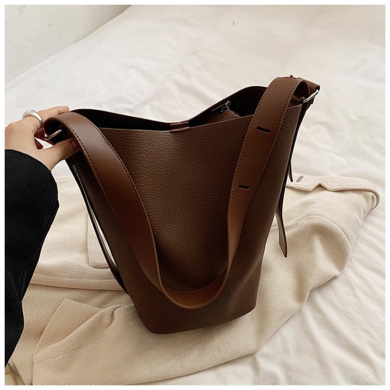 Tooxika Французская ретро сумка-ведро большой вместимости новая универсальная сумка сумка-мессенджер