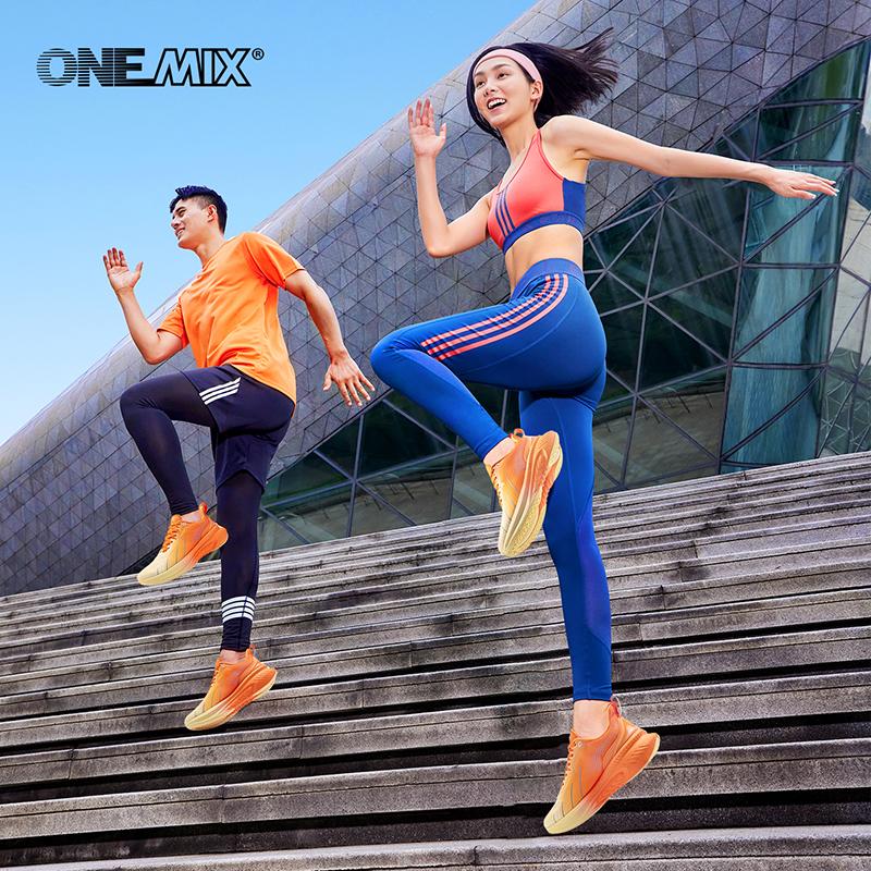 onemix 2024 новый стиль, амортизирующие кроссовки для мужчин, спортивная обувь, Нескользящие уличные спортивные кроссовки для занятий спортом в тренажерном зале, фитнес-прогулки