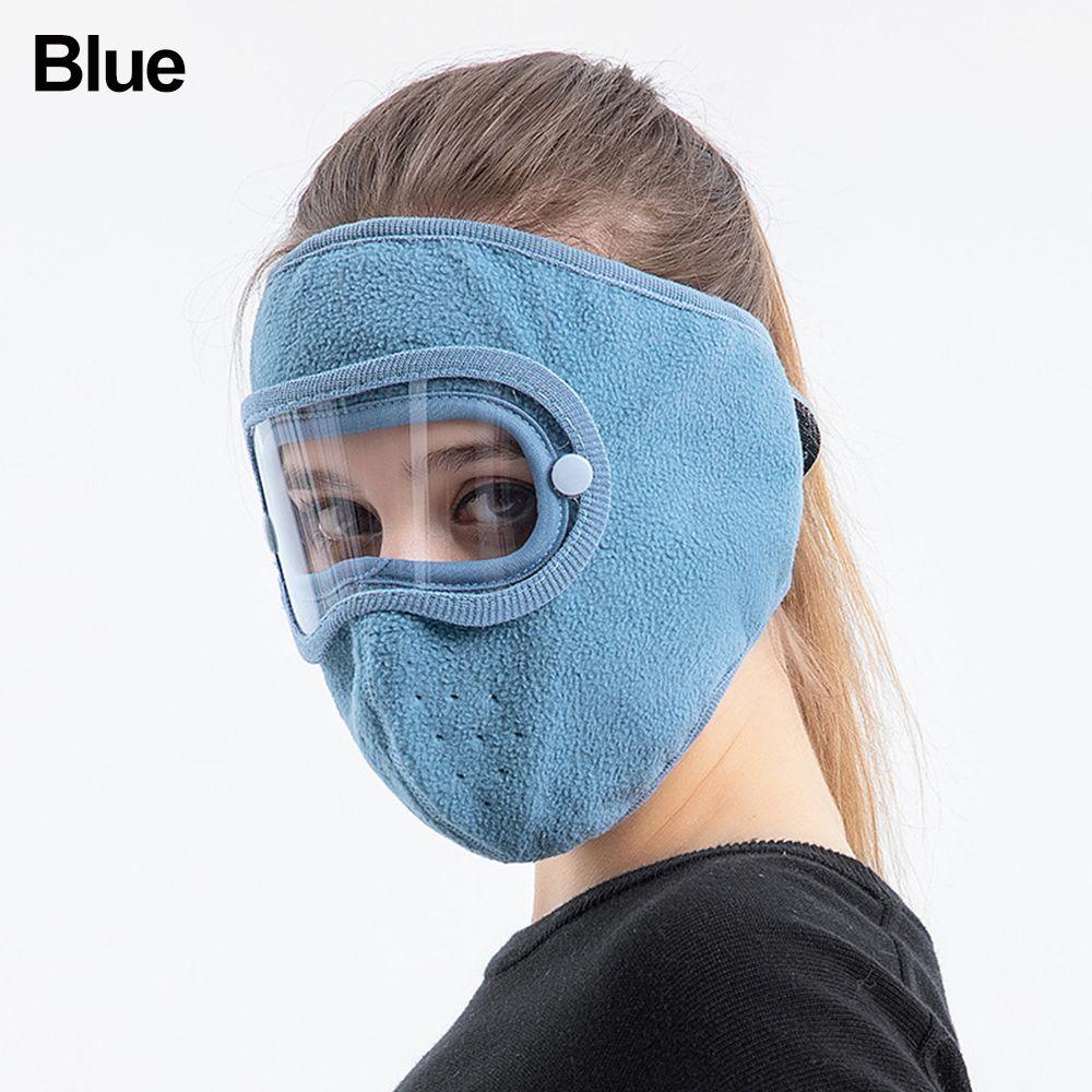Зимний съемный щиток для глаз HD экран маски для лица закрывающие все лицо очки от запотевания дышащие шапки для велоспорта