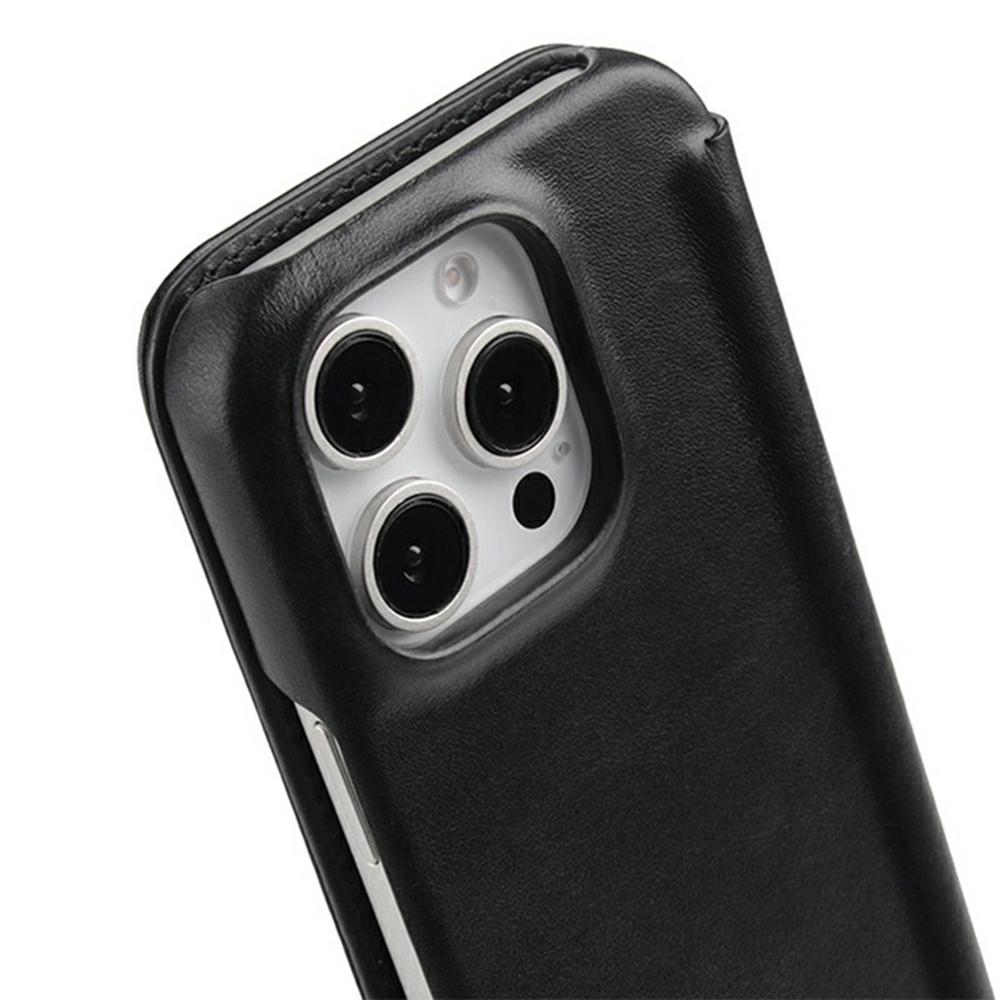 MELKCO Чехол для iPhone 16 Pro Max, совместимый с MagSafe, слоты для карт, чехол для телефона из натуральной коровьей кожи