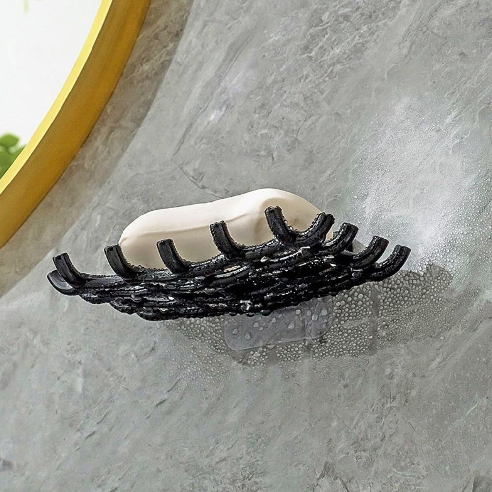 No Punching Wall Mounted Soap Box Wall Mounted Soap Holder Exquisite Soap Rack Shelf  Home Use