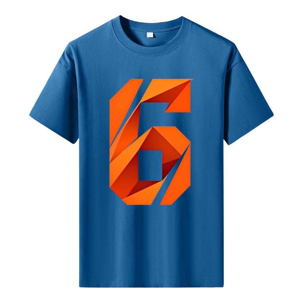 Мужская футболка с коротким рукавом с принтом Мужская свободная повседневная футболка с коротким рукавом