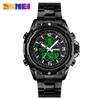 Горячая распродажа! Многофункциональные часы SKMEI в США, деловые спортивные мужские водонепроницаемые электронные часы с хронографом и стальным ремешком