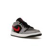 Air Jordan 1 Low Cement Fire Red женские кроссовки Серо-цементно-серый черный FZ4183-002