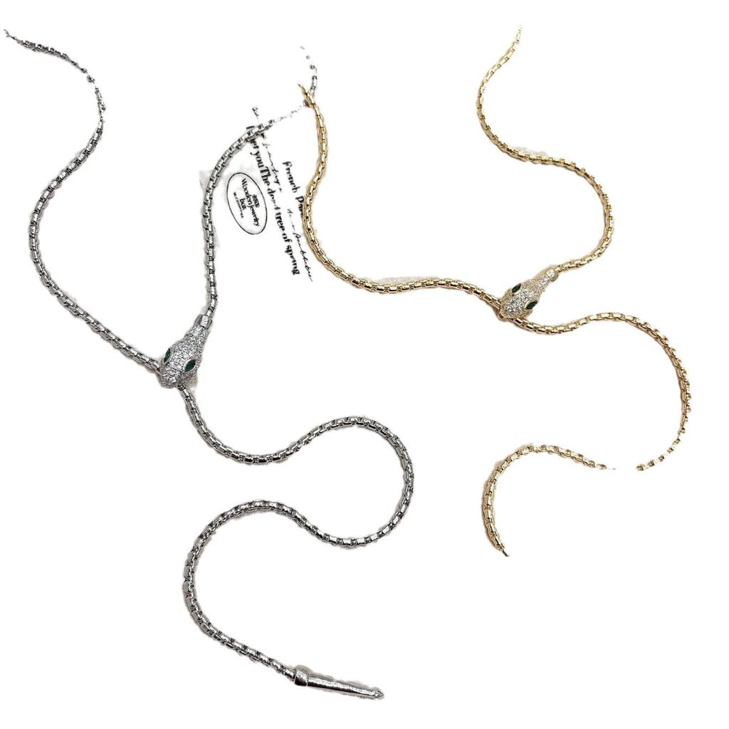 European-American Snake Bone Necklace: Luxurious, Niche Design, Versatile Fashion Accessory for Fall/Winter