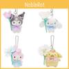 Adorable Sanrio Fantasy Series Plush Keychain Collection Of Kuromi Cinnamoroll And Melody