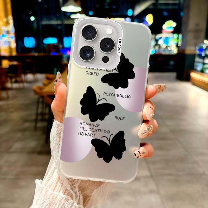 Модный чехол "Романтическая бабочка" для серии Oppo/Realme.Oppo A12,A1 Pro,A16K,Reno6 Lite,A3x,A32,A58,A17,Realme 7i,9i,V23,C15,C20A,Narzo 50A Prime...