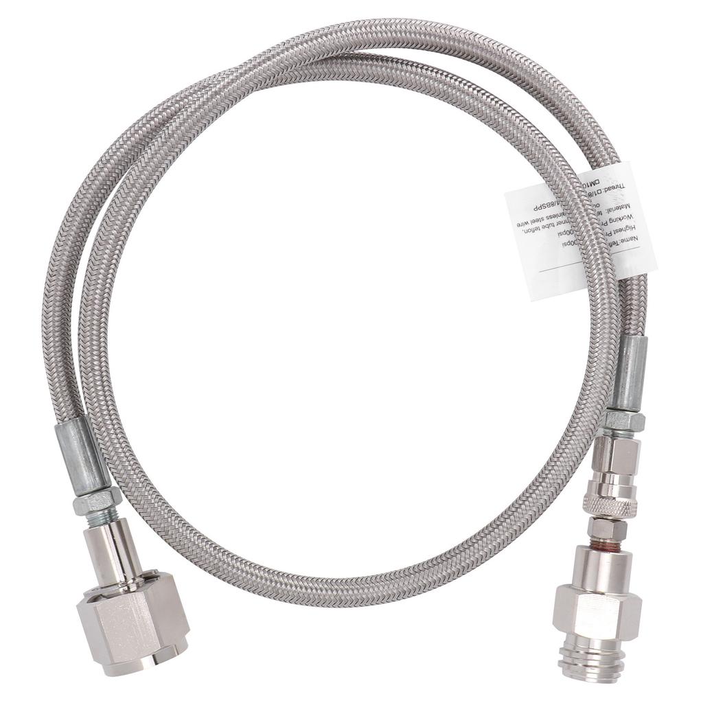 CO2 Universal External Hose Adapter G5/8-14 1m Soda PTFE Hose Soda Maker Accessories