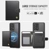 For Samsung Galaxy A33 5G Case JEEHOOD J09 RFID Blocking Card Holder Leather Back Phone Cover Magnetic Case