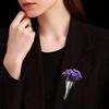 Брошь-ваза Держатель для цветов Брошь-булавка Вставка для цветов Брошь из сплава Булавка для лацкана Многоразовый корсаж для свитеров Пальто Свадебных Торжеств